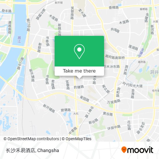 长沙禾易酒店 map