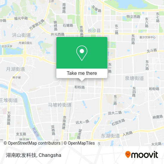 湖南欧发科技 map