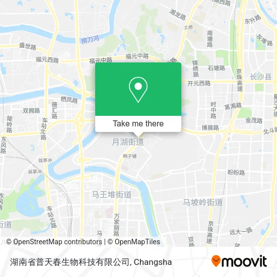 湖南省普天春生物科技有限公司 map