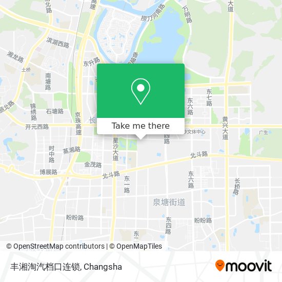 丰湘淘汽档口连锁 map