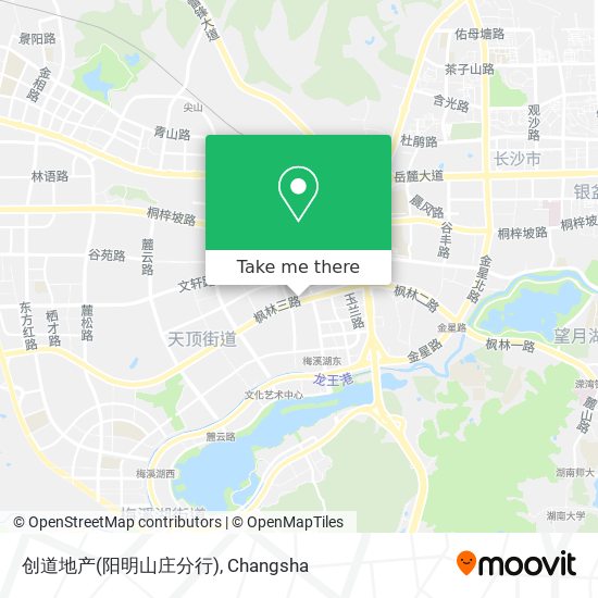 创道地产(阳明山庄分行) map