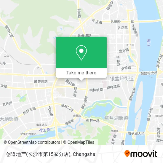 创道地产(长沙市第15家分店) map