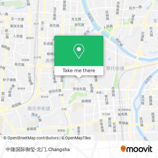 中隆国际御玺-北门 map