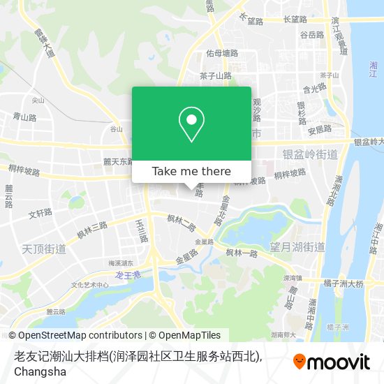 老友记潮汕大排档(润泽园社区卫生服务站西北) map