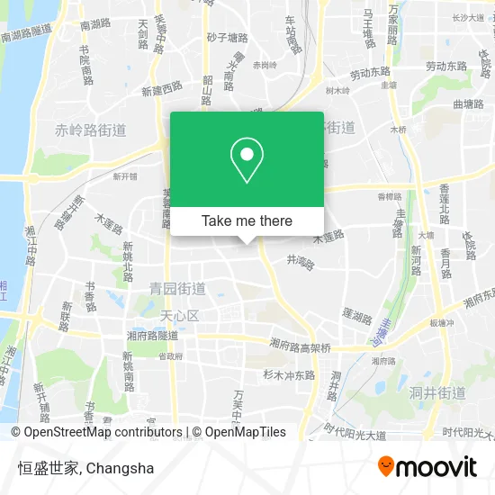 恒盛世家 map