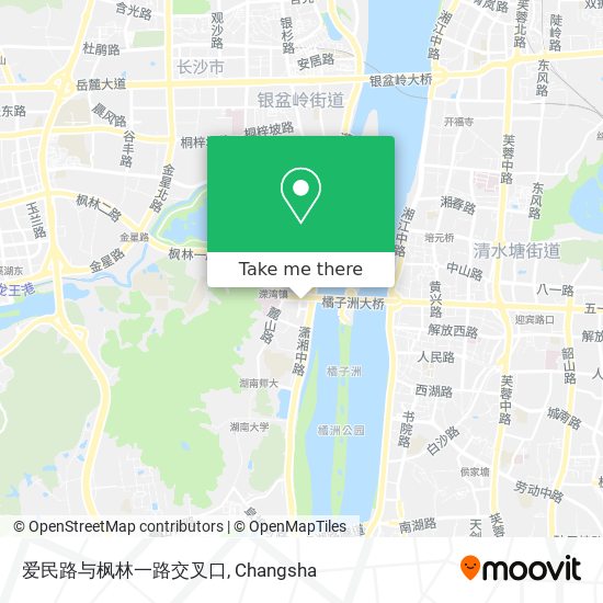 爱民路与枫林一路交叉口 map