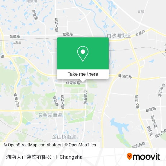 湖南大正装饰有限公司 map