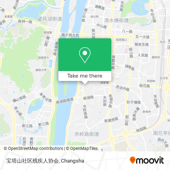 宝塔山社区残疾人协会 map