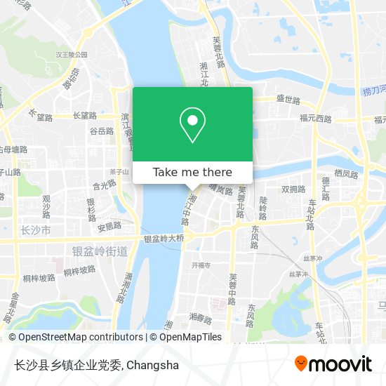 长沙县乡镇企业党委 map