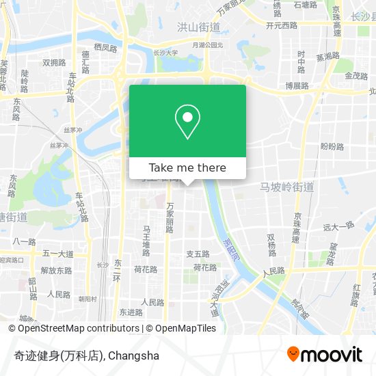 奇迹健身(万科店) map