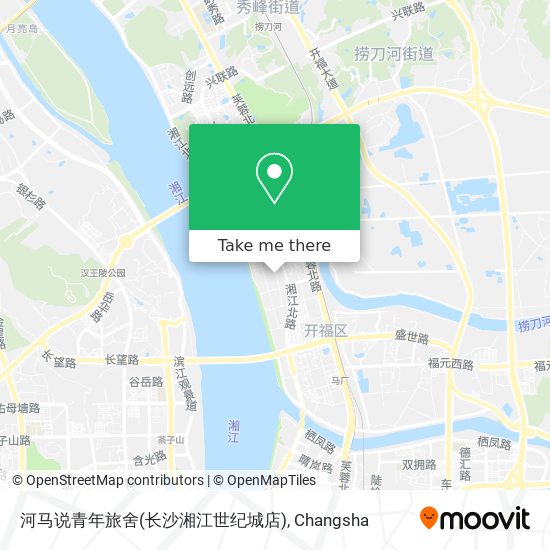 河马说青年旅舍(长沙湘江世纪城店) map