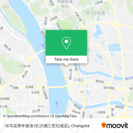 河马说青年旅舍(长沙湘江世纪城店) map