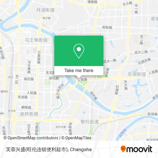 芙蓉兴盛(旺伦连锁便利超市) map