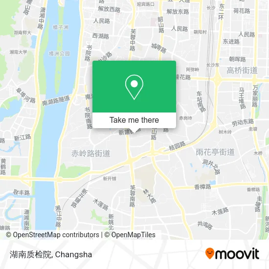 湖南质检院 map