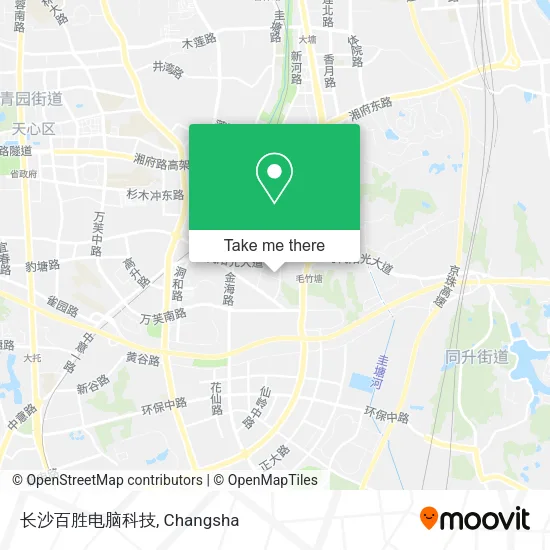 长沙百胜电脑科技 map