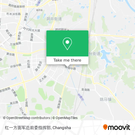 红一方面军总前委指挥部 map