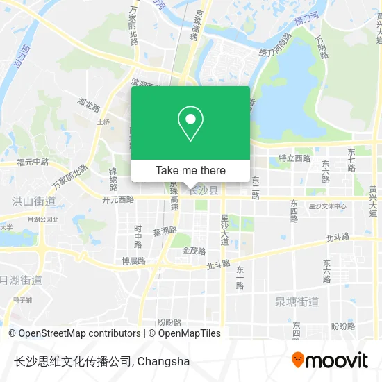 长沙思维文化传播公司 map