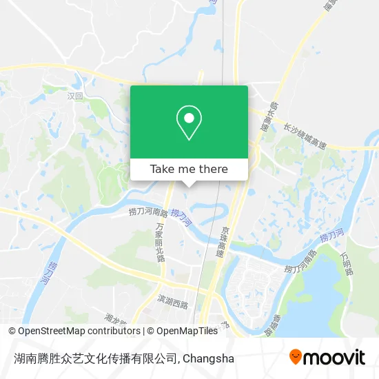 湖南腾胜众艺文化传播有限公司 map
