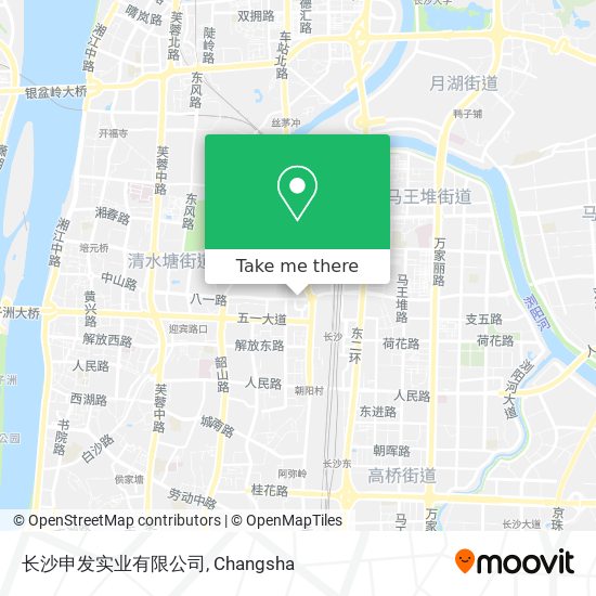 长沙申发实业有限公司 map