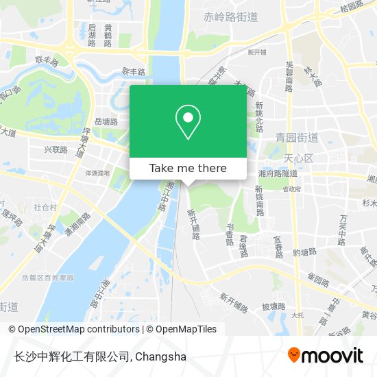长沙中辉化工有限公司 map