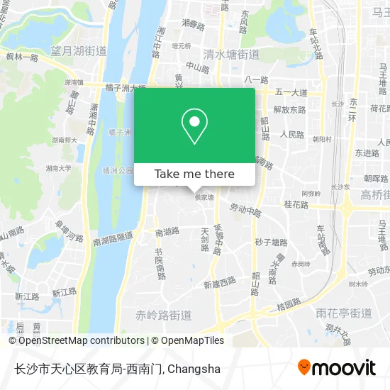 长沙市天心区教育局-西南门 map