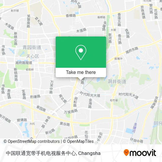 中国联通宽带手机电视服务中心 map