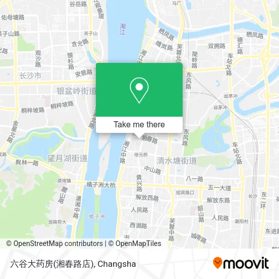 六谷大药房(湘春路店) map