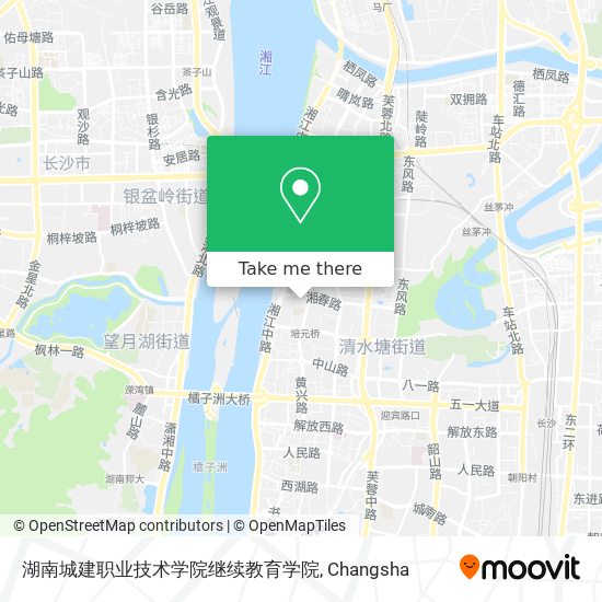 湖南城建职业技术学院继续教育学院 map