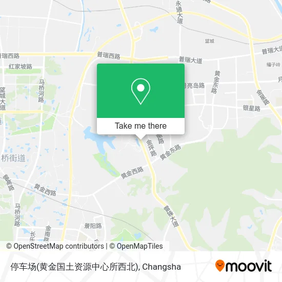 停车场(黄金国土资源中心所西北) map