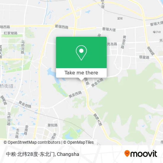 中粮·北纬28度-东北门 map