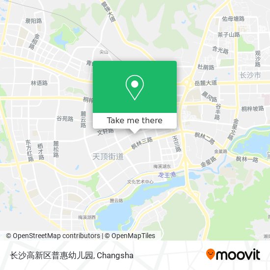 长沙高新区普惠幼儿园 map