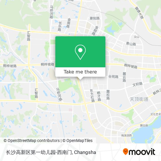 长沙高新区第一幼儿园-西南门 map