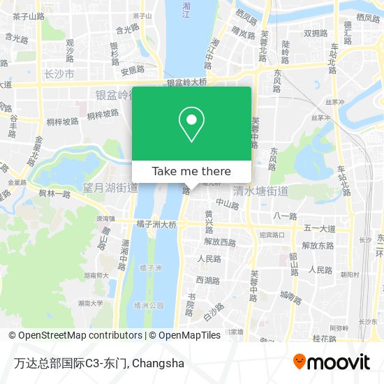 万达总部国际C3-东门 map