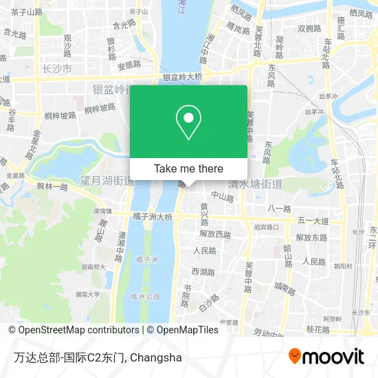 万达总部-国际C2东门 map