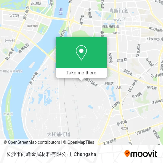 长沙市向峰金属材料有限公司 map