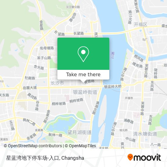 星蓝湾地下停车场-入口 map