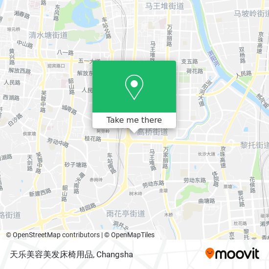 天乐美容美发床椅用品 map