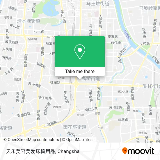 天乐美容美发床椅用品 map