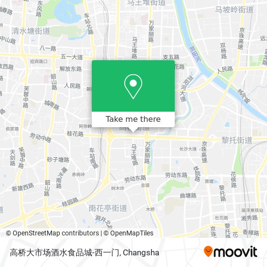 高桥大市场酒水食品城-西一门 map