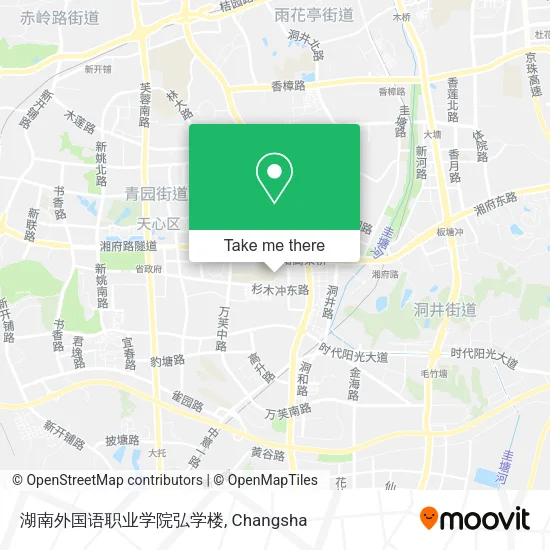 湖南外国语职业学院弘学楼 map