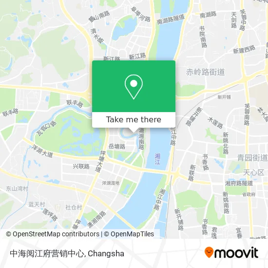 中海阅江府营销中心 map