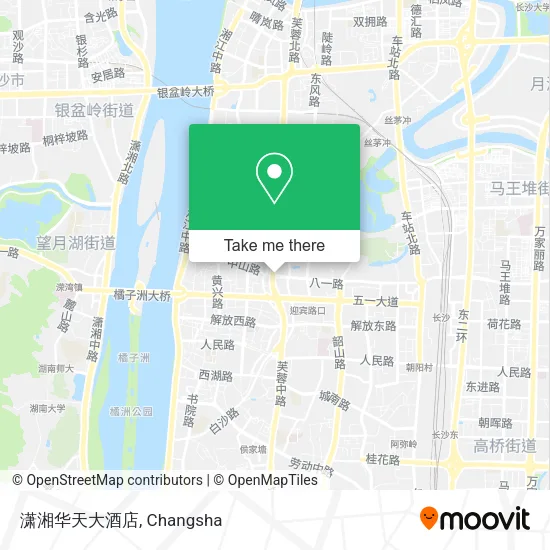 潇湘华天大酒店 map