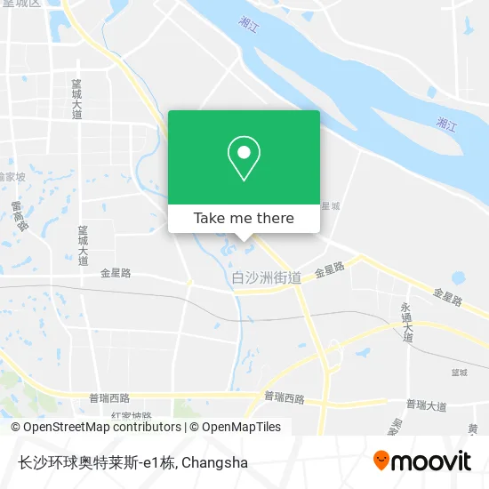 长沙环球奥特莱斯-e1栋 map