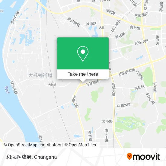和泓融成府 map