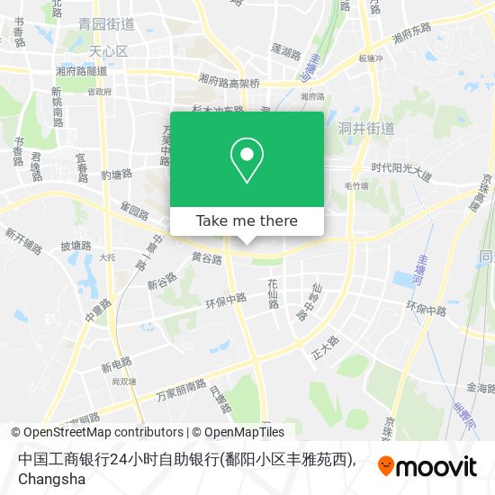 中国工商银行24小时自助银行(鄱阳小区丰雅苑西) map