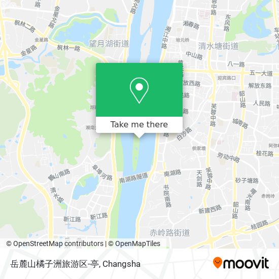 岳麓山橘子洲旅游区-亭 map