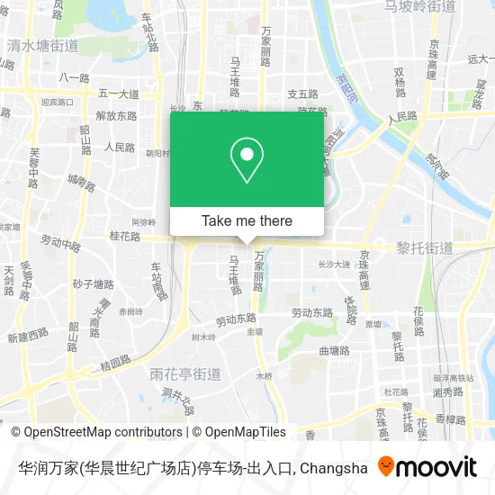 华润万家(华晨世纪广场店)停车场-出入口 map