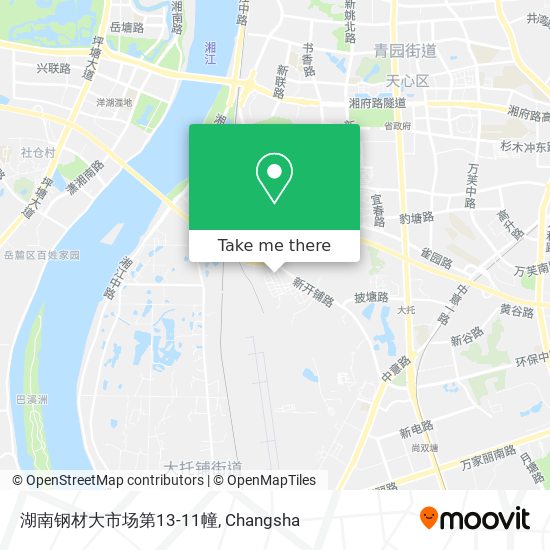 湖南钢材大市场第13-11幢 map