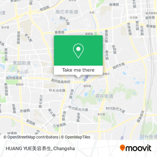 HUANG YUE美容养生 map
