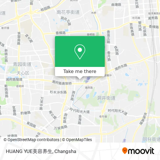 HUANG YUE美容养生 map